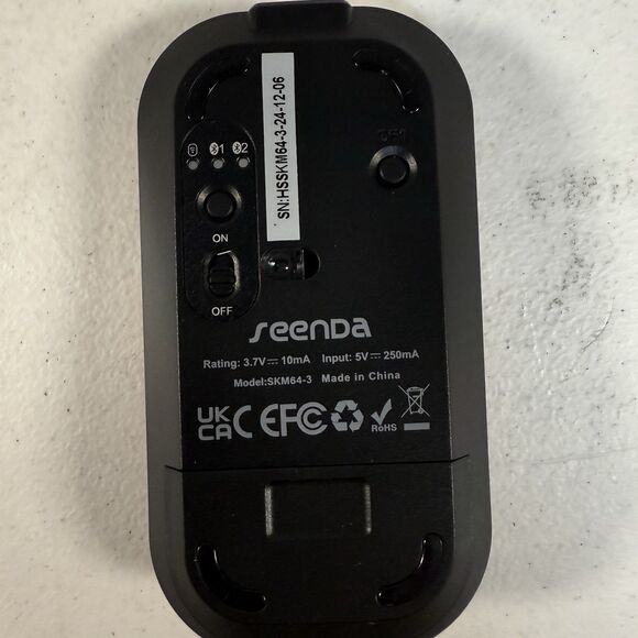 Wireless Bluetooth Keyboard and Mouse Combo USB Dual BT, seenda Rose Gold NEW - Picture 3 of 6